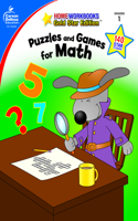 Puzzles and Games for Math, Grade 1: Gold Star Edition Volume 14