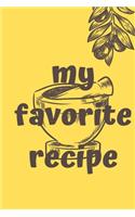 my favorite recipe