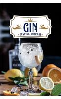 Gin Alcohol Distillery Tasting Sampling Costing Journal Notebook Diary Log Book - Oranges & Lemons