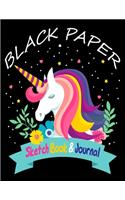 BLACK PAPER SketchBook & Journal