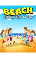 Beach Coloring Book For Kids