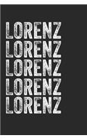 Name LORENZ Journal Customized Gift For LORENZ A beautiful personalized
