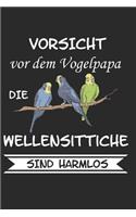 Vorsicht vor dem Vogelpapa die Wellensittiche sind Harmlos