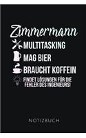Zimmermann Notizbuch