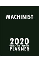 Machinist 2020 Weekly and Monthly Planner