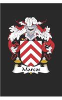 Marcos: Marcos Coat of Arms and Family Crest Notebook Journal (6 x 9 - 100 pages)