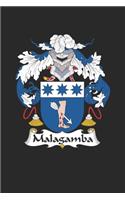 Malagamba: Malagamba Coat of Arms and Family Crest Notebook Journal (6 x 9 - 100 pages)