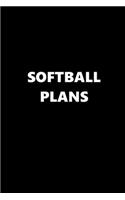 2020 Daily Planner Sports Theme Softball Plans Black White 388 Pages: 2020 Planners Calendars Organizers Datebooks Appointment Books Agendas