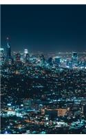 Journal: City Night Life 6 x 9 Unlined Blank Numbered 200 Pages