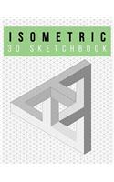 Isometric Graph Paper Notebook - 3D Sketchbook - Infinite Design