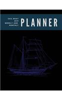 Sail Boat 2019 Weekly and Monthly Planner