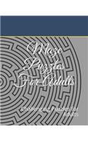 Maze Puzzles for Adults: Challenging Puzzles for Adults