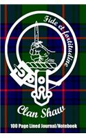 Clan Shaw 100 Page Lined Journal/Notebook