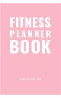Fitness Planner Book - Monday Start (Pink Rose)