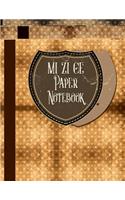 Mi Zi Ge Paper Notebook: (Mi Zi GE Paper Notebook)