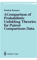 Comparison of Probabilistic Unfolding Theories for Paired Comparisons Data