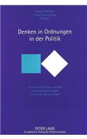 Denken in Ordnungen in Der Politik