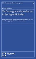 Verfassungsinterdependenzen in Der Republik Baden