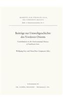 Beitrage Zur Umweltgeschichte Des Vorderen Orients