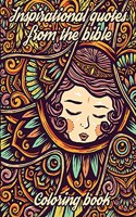 Inspirational quotes from the bible coloring book