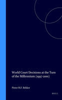 World Court Decisions at the Turn of the Millennium (1997-2001)