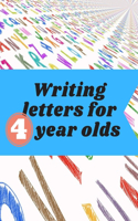 Writing letters for 4 year olds: Letter Tracking abc book / Activity book for kids