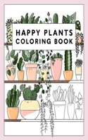 Happy Plants Coloring Book