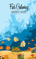 Fish Coloring Activity Book