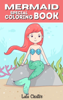 Mermaid special coloring book