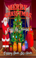 Merry Christmas Color By Number Coloring Books For Adults: 50 Unique Christmas Color By Number Design for drawing and coloring Stress Relieving Designs for Adults Relaxation Creative Haven color by number Bo