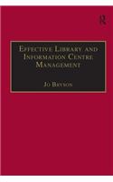 Effective Library and Information Centre Management