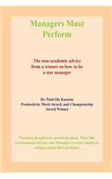 Managers Must Perform