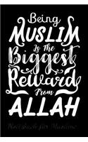 Notizbuch für Muslime