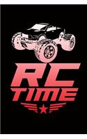 RC Time: Versatile Journal with RC Cars and Trucks theme on the cover.