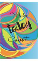 Make Today Count a daily journal: A Lined Blank Notebook