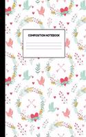 Composition Notebook: Wide Ruled Paper Notebook Journal - Blank Lined Workbook for Teens Kids Students Girls for Home School College for Writing Notes