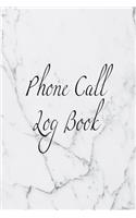 Phone Call Log Book