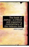 The Book of Joshua: A Critical and Expository Commentary of the Hebrew Text