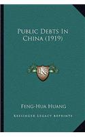 Public Debts In China (1919)