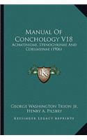 Manual Of Conchology V18