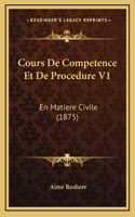 Cours De Competence Et De Procedure V1