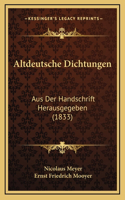 Altdeutsche Dichtungen