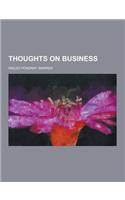Thoughts on Business