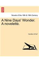 Nine Days' Wonder. a Novelette.