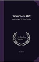 Voters' Lists 1879: Municipality of the City of London