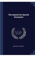 Speech for Special Occasions