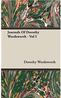 Journals Of Dorothy Wordsworth - Vol I