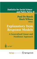 Explanatory Item Response Models