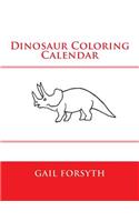 Dinosaur Coloring Calendar