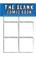 Blank Comic Book: 6 Sketch Comics Panels,7"x10", 120 Pages, Blank Comic Strips, Drawing Your Own Comics, Blank Graphic Novel(Blank Graphic Novel)